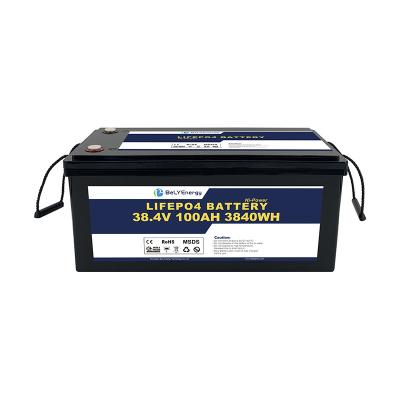 China Large Capacity Waterproof 36V100Ah High Power LiFePo4 Battery For Electric Vehicles for sale