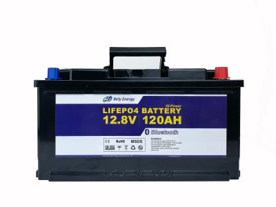 China 12V 120Ah Li Iron Phosphate Battery Bluetooth Lithium-Batterie des Flüchtlings-Boots-EV zu verkaufen