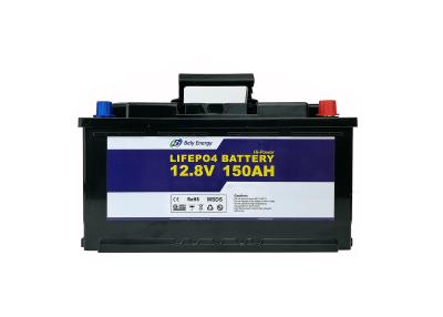 China Boats 12V 150Ah Lifepo4 Battery Campervan Lithium Batteries For Caravans for sale