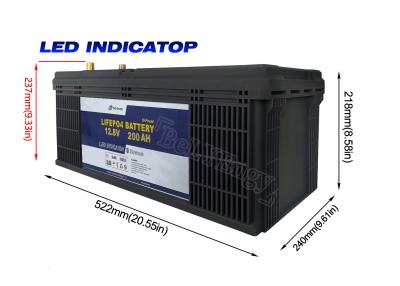 Chine batterie au lithium électrique de chariot à golf de la batterie au lithium de chariot de golf de 12V 200Ah LED à vendre