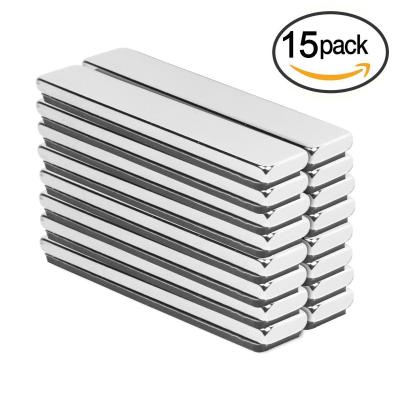 China Kellin Neodymium Block Magnetic Bar Magnets 15 Pack Super Powerful Fridge Magnet N52 Rare Earth Magnet for sale