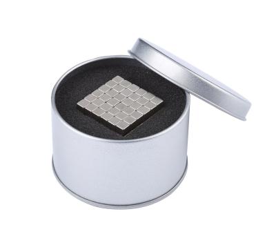 China Kellin Neodymium Magnet Block 216pcs Magnetic Cubes 5x5x5mm with Tin Box for sale