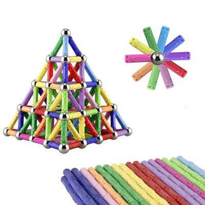 China Kellin Magnetic Toys 130 Pieces - Magnetic Building Sticks Building Blocks Set Educational Toys Magnetic Blocks Sticks for sale