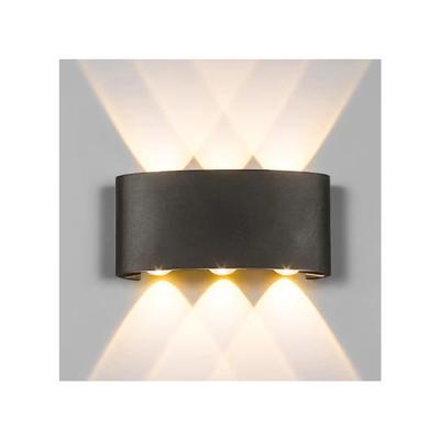 China Modern Made in China 6W 8W Waterproof Wall Lamp Through Light Aluminum Shell LED Wall Lamp is Suitable for Outdoor Porch for sale