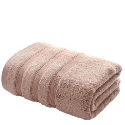 China Direct selling antimicrobial factory customized three piece group send gift cheap bath toalla set bamboo fiber towel for sale