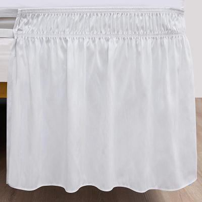 China Factory Sale King Size White Home Hotel Style Cheap Hot White Durable Drop Style Cotton Bedskirt Bed Skirt 100% Waterproof Polyester for sale