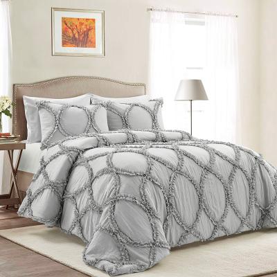 China Wholesale Durable Home Quality Simplicity Cotton Quilts Comforter King Size Set Bedspread 3 Pcs Quilting Bedding Set Set for sale