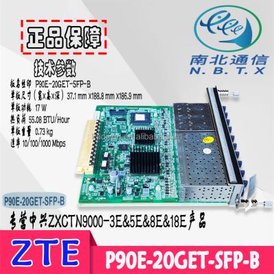 China ZTE P90E-20GET-SFP-B zxctn9000-2E 3E 5E 8E 18E P90E-20GET-SFP-B for sale