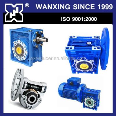 China Blue Worm Speed ​​Reducer Gearboxes For Electric Motor Reduction Gearbox 025-150 for sale