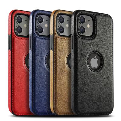 China Slim PU Leather Shockproof Soft Cover Phone Case For Apple iPhone for sale