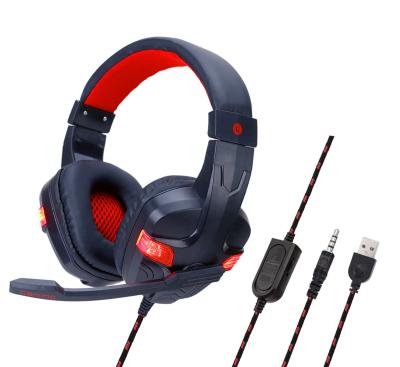 China Hot Head-mounted LED Ps4 Gaming Headset Wireless Gaming Headsets With Microphone for sale