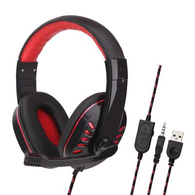 China 2021 Latest Head-mounted Gaming Headset For PC 7.1 Vibration Headset 3.5 Mm USB for sale