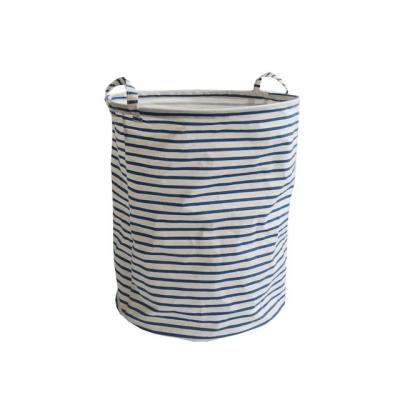 China Modern Clothes Laundry Fabric Basket-Folding Storage Bin With Handles for sale