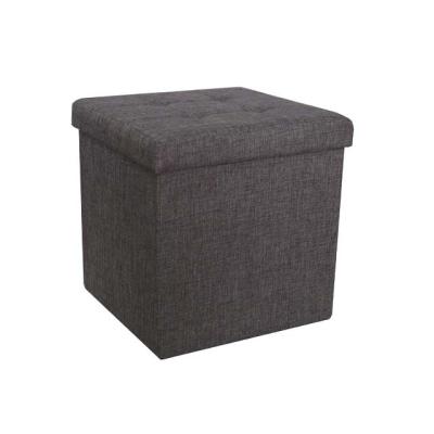 China Best Viable Selling High Quality Square Folding Living Room Storage Stool for sale