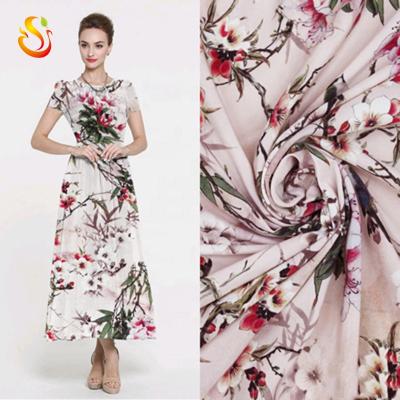 China 16mm Width Simply 114cm Width 16mm Silk Crepe Fabric Dress Garment Digital Printed Silk Fabric for sale