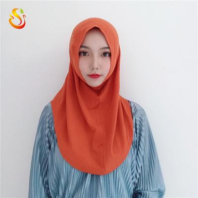 China 2019 hijabs muslim skinny face veil hijabs muslim headscarf women long dresser style hijabs bottom hat for sale