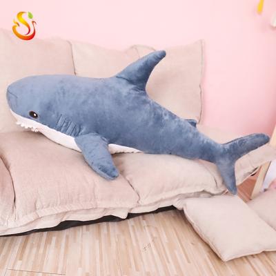 China Wholesale Non-Toxic Fierce Shark Doll Toys Plush Megalodon Sleeping Pillow Marine Animal Cushion for sale