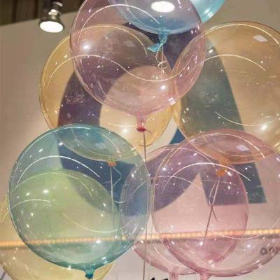 China 2019 Hot Sale New Arrival Wedding Gift Toy Birthday Party Helium Crystal Transparent Bubble Balloon for sale