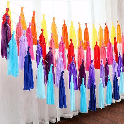 China Party Decoration New Party Tassels Balloons Paper Tassels For Party Decoration for sale