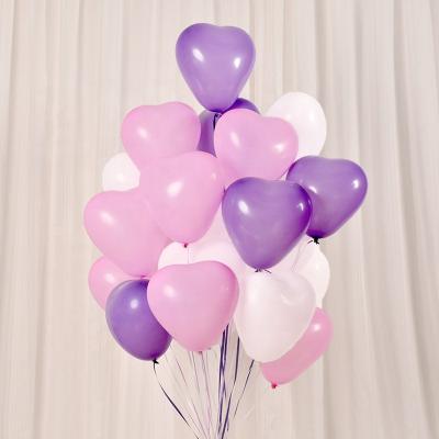 China Advertising Toy Wholesale 10 inch 12 inch heart love latex balloons wedding birthday party valentines day decoration globos for sale