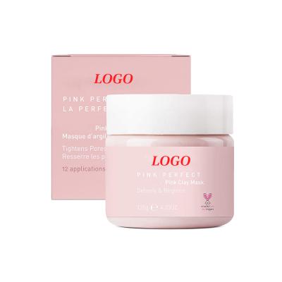 China Moisturizer BLIW Private Label Pink Clay Mask Exfoliating Facial Mask to brighten skin to minimize pores for sale