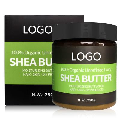 China Whitening BLIW Private Label Organic Vegan Body Care Moisturizing Repair Whipped Shea Butter Body Cream For Dry Skin for sale