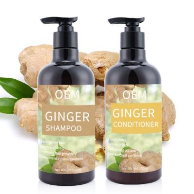 China BLIW Private Label Shampoo and Conditioner Set Organic Clear Hair Loss Hair Growth Ginger Shampoo for sale