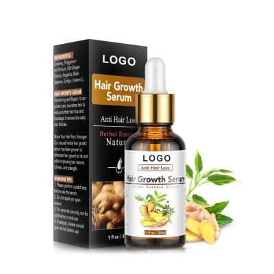 China Loss Prevention BLIW Private Label Organic Herbal Men Care Anti Hair Loss Serum Fall Ginger Hair Growth Oil For Women Men for sale