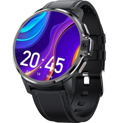 China Touch Screen Zinc Alloy Round Face Strap Body Temperature Heart Rate Fitness Smart Watch for sale