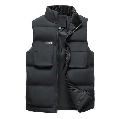 China Anti-wrinkle couple vest unisex lightweight winter down jacket plus size jacket zipper sleeveless warmth service casual trend sports vest for sale