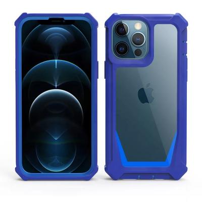 China High Quality Shockproof Acrylic+ PC+TPU 3 in 1 Fashion Phone Case for Iphone 14 pro 14 pro max 14max 14 for sale