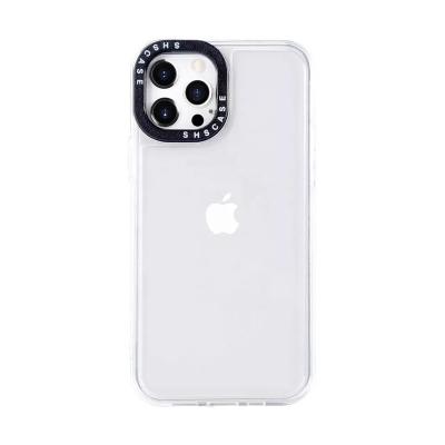 China Hot Selling Colorful Soft Shockproof TPU+PC Lens Frame Phone Case 360 ​​Degree Protective Phone Cover For Iphone 11 12 13 14 for sale