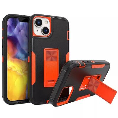 China High Quality Shockproof TPU+PC 2 amor in1 Phone Case With Kickstand Shock Proof Phone Cover For Motorola G /Edge Pure Plus 2022 for sale