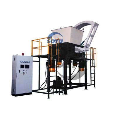 China energy & Mining Waste Rubber Tire Shredder Machines / Waste Tire Recycling Shredder Machines / CE Used Tire for sale