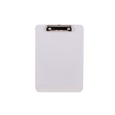 China Excellent Office and School Plastic Letter Medical Aid Plastic Clipboard with Low Profile Clip for sale