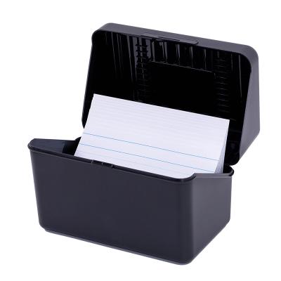 China Office Stationery PP Plastic Card Box 4X6 Card Holder Box Card Holder Plug Customized Box for sale