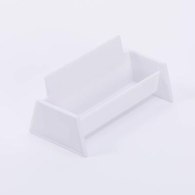 China Small Eco-friendly Office Business Card Holder Plastic Desktop Card Holder For Office for sale