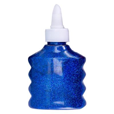 China Amazon Hot Selling Best Craft/Holiday Craft Bottled Liquid Safe Opens Color School DIY Glitter Washable Glue For Kids for sale