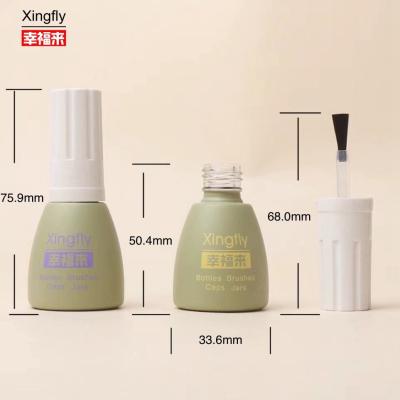 China OEM 12ml Nail Polish Bottle Dupont Brush Round Nail Polish Bottle for sale