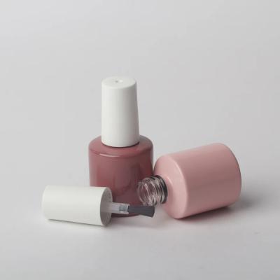 China Empty 7ml Nail Polish Bottle Glass Gel Bottle Mini with Brush for sale