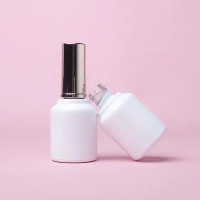 China 5-15ml Clear Polish Bottle Cosmetic Empty Gel Bottle Custom Shaped for sale