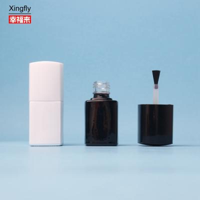 Chine Bouteille de vernis à ongles de 5 ml, vide, verre clair, bouteille de vernis à ongles avec pinceau et bouchon à vendre