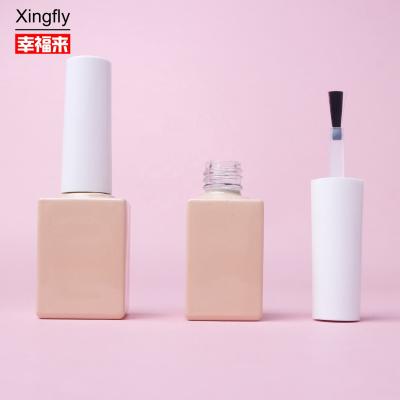 China 10ml Nail Polish Bottle Packaging White Black Nail Glass Bottle for sale