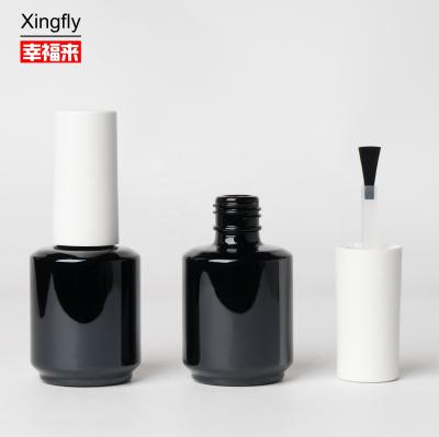 China 15ml Round Gel Nail Polish Bottles Empty Gel Nail Polish Bottle For Nail Oil for sale