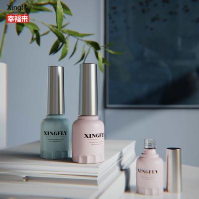 Chine Bouteille de vernis à ongles de 12 ml Récipient rond Gel UV Vernis à ongles Bouteille en verre à vendre