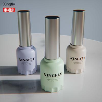 China 12 ml frasco de esmalte de unhas recipientes vazios de esmalte de unhas gel redondo frasco de esmalte de unhas à venda