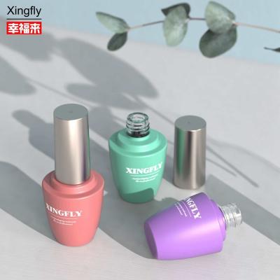 Chine 15 ml bouteilles de vernis à ongles en verre vide Gel emballage cosmétique Gel vernis à ongles bouteille en verre à vendre