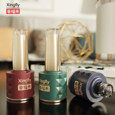 China 8ml Nail Polish Bottles New Design UV Gel Nail Cosmetic Packaging Glass Bottle for sale