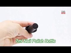 8ml empty nail polish bottle with brush glass cosmetic bottle