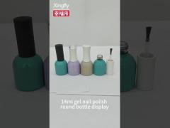 UV Gel 14ml Nail Polish Bottle Gel Nail Polish Empty Glass 	Custom Printed Nail Polish Bottles